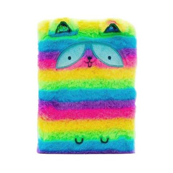 Cutie Crew Pluche Notitieboek Regenboog