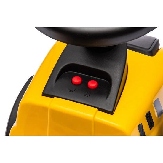 Looptractor Caterpillar Tractor met Aanhanger Geel 2in1