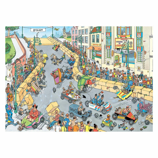 Jan Van Haasteren Legpuzzel - De Zeepkistenrace, 1000st.
