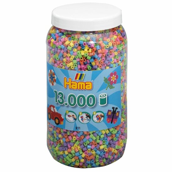 Hama 211-50 Tub 13000 Beads Mix 50