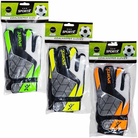 SportX Keeperhandschoenen maat 7 3ass.