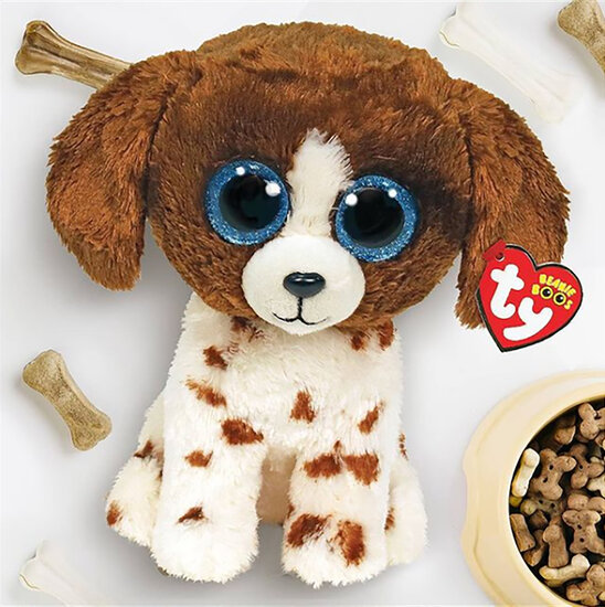 Ty Beanie Boo Muddles Dog 15cm