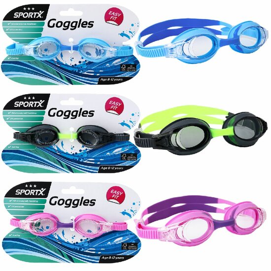 SportX Junior Chloorbril *** 3 Ass. Duo kleur
