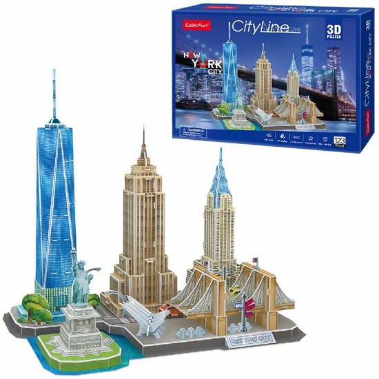 Cubic Fun 3d Puzzel City Line New York City