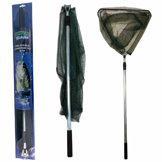 Game on Fishing Opvouwbaar Schepnet 2m
