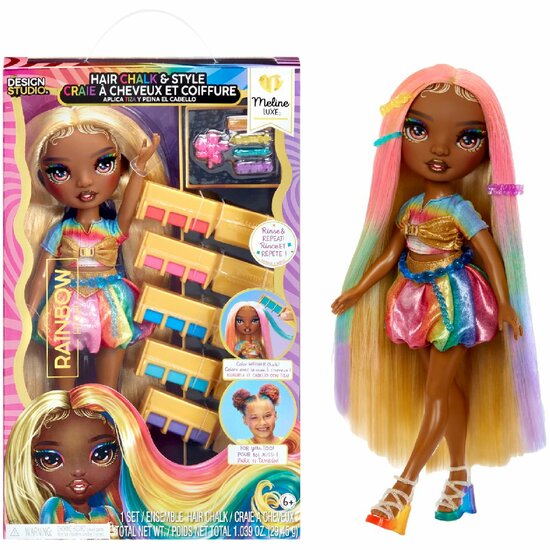 Rainbow High Hair Play Doll Meline Gold