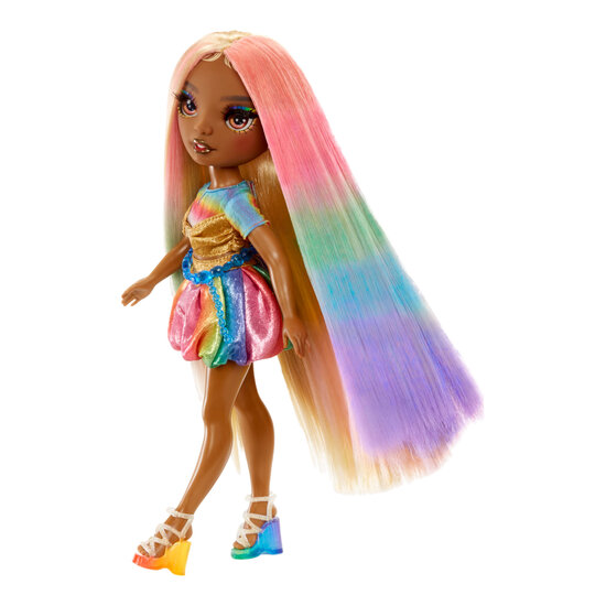 Rainbow High Hair Play Doll Meline Gold