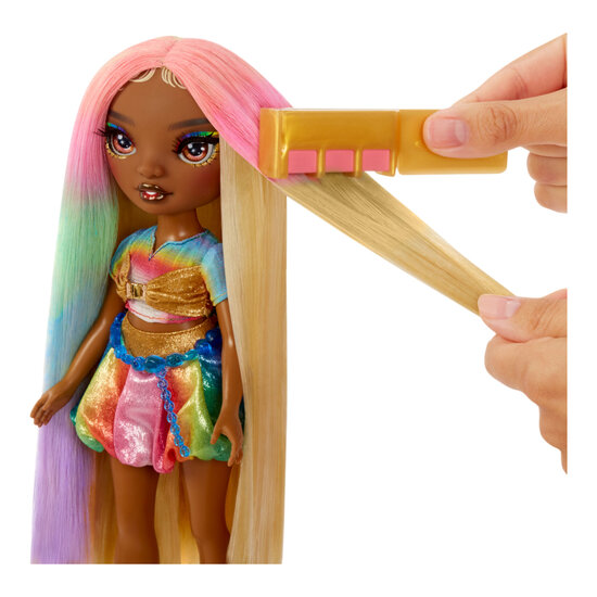 Rainbow High Hair Play Doll Meline Gold