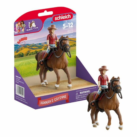 Schleich 42711 Horse Club Hannah En Cayenne