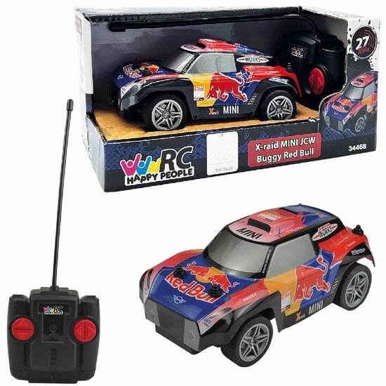 HP RC X-raid Mini JCW Buggy Red Bull 1:28 15 cm