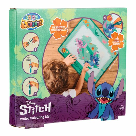 Stitch Aqua Colouring Playmat