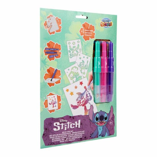 Stitch Spray Pen Set A4 Envelope