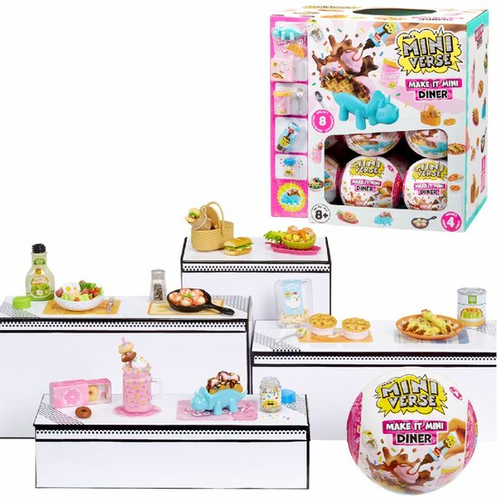 MGA Miniverse Make It Mini Food Diner Serie 4 Disp