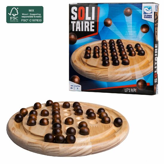 Clown Games Solitaire Hout FSC