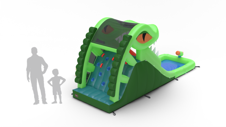 Springkussen Croco Waterslide (SK11) | Avyna