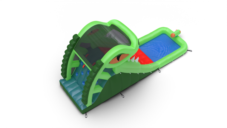 Springkussen Croco Waterslide (SK11) | Avyna