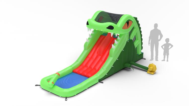 Springkussen Croco Waterslide (SK11) | Avyna