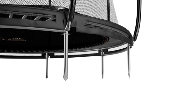 Avyna Trampoline InGround &Oslash;430 met veiligheidsnet | Zwart