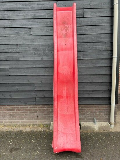(2dekans) Glijbaan tsuri met golf 300 cm met wateraansluiting - H1500 Rood