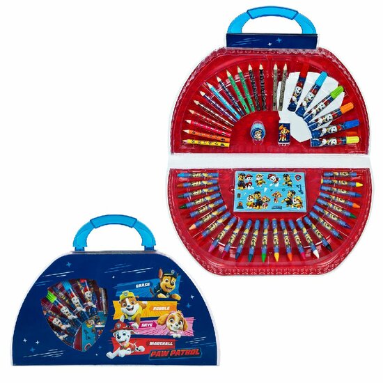 Paw Patrol Kleurkoffer 51dlg
