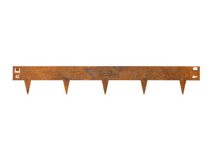 Borderrand 106x40 cm cortenstaal 4 stuks