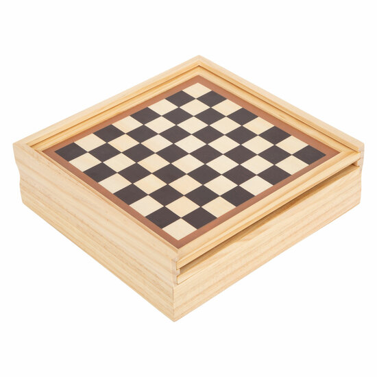 Small Foot - Houten Spellen 7 Klassiekers in Opbergkist