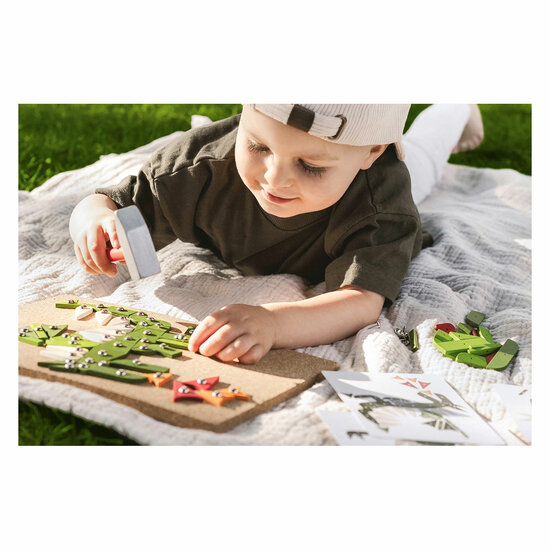 Small Foot - Houten Spellen 7 Klassiekers in Opbergkist