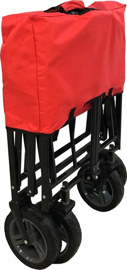 Outdoor Bolderwagen Rood/grijs