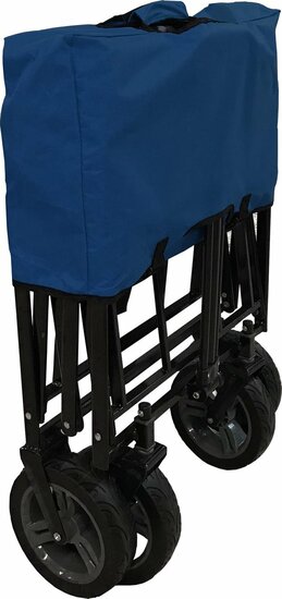 Outdoor Bolderwagen Blauw/grijs