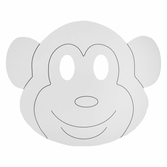 Colorations - Papieren Dierenmaskers, 16st.