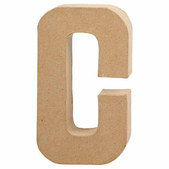 Letter Papier-mach&eacute; - C, 20,5cm