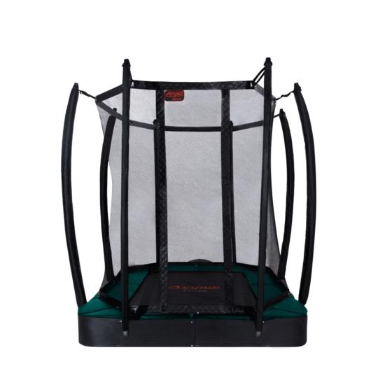 Avyna Trampoline FlatLevel 275x190 (213) met net | Groen