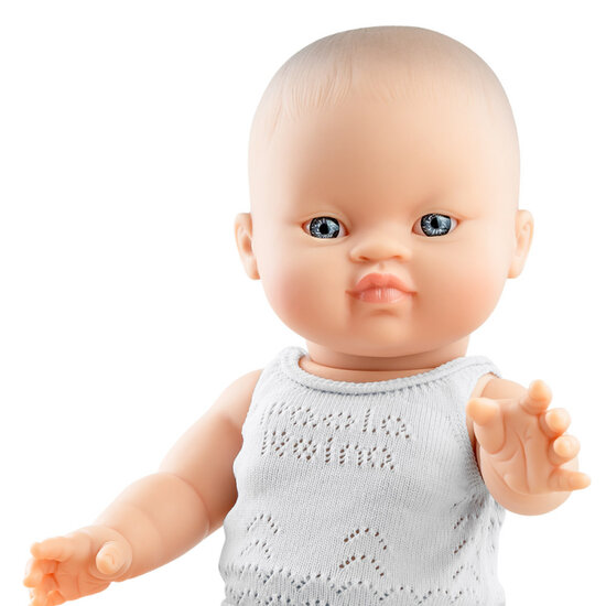 Paola Reina Gordi babypop Beltr&aacute;n 34 cm aziatisch jongen vinyl