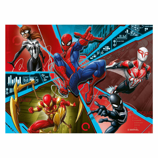 Legpuzzel Spiderman - 4 Puzzels