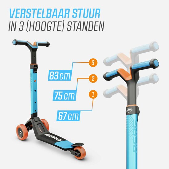 Step BERG Nexo Foldable Blauw/oranje
