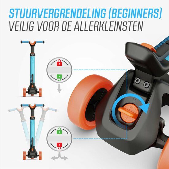 Step BERG Nexo Foldable Blauw/oranje