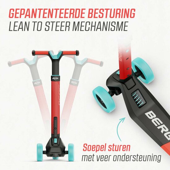 Step BERG Nexo Foldable Rood/ blauw