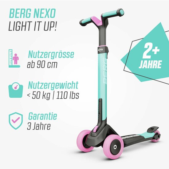 Step BERG Nexo Foldable Mint groen/ roze