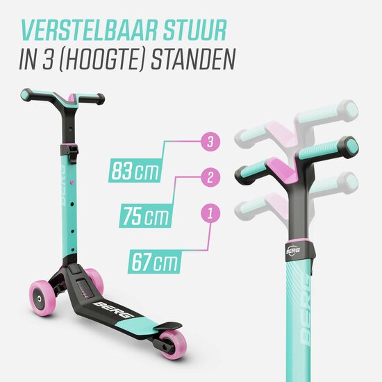 Step BERG Nexo Foldable Mint groen/ roze