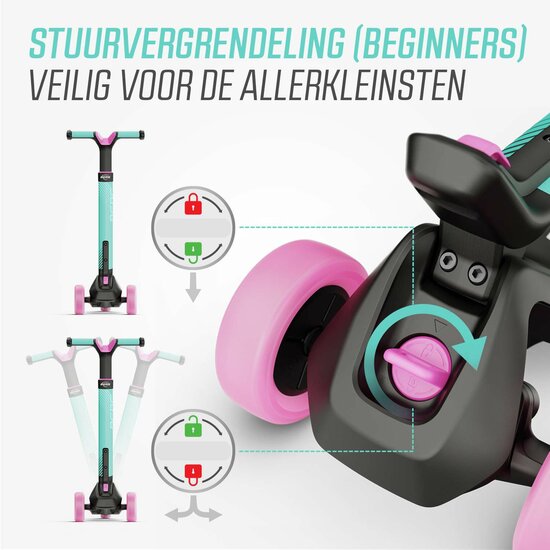 Step BERG Nexo Foldable Mint groen/ roze