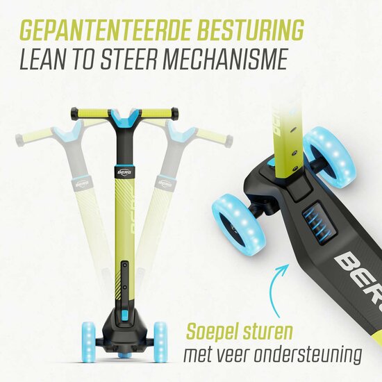 Step BERG Nexo Foldable Lights Lime groen/ blauw