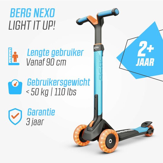 Step BERG Nexo Foldable Lights Blauw/ oranje