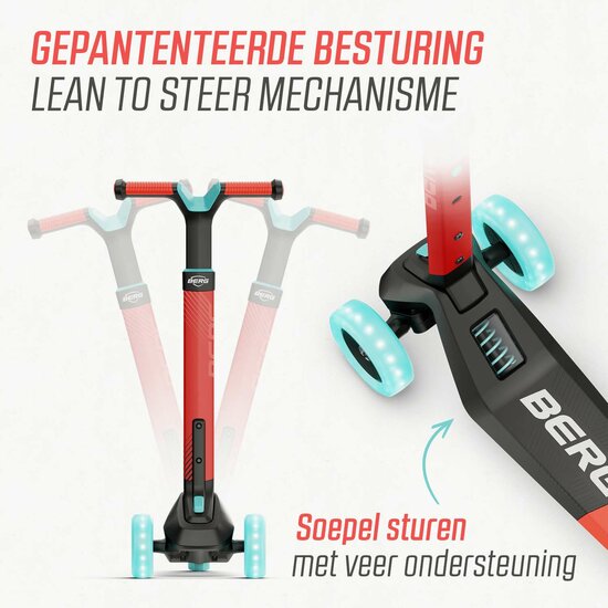 Step BERG Nexo Foldable Lights Rood/ blauw