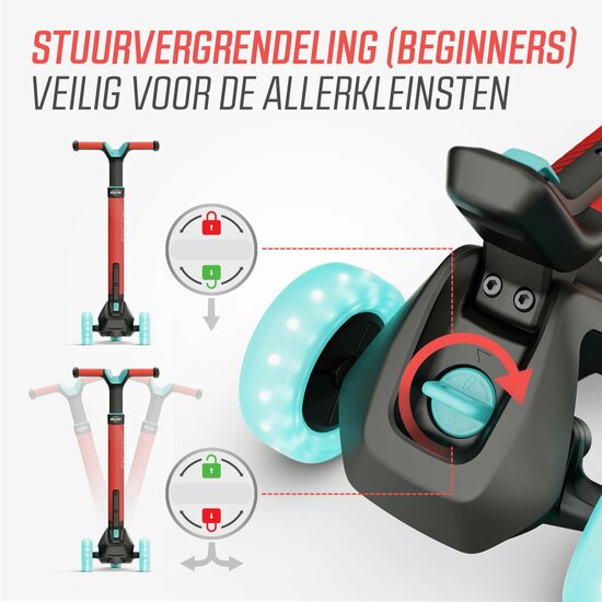 Step BERG Nexo Foldable Lights Rood/ blauw