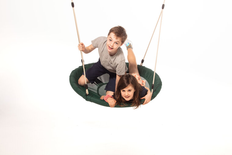 Nestschommel 100 cm diameter - verstelbaar tot 250 cm hoogte
