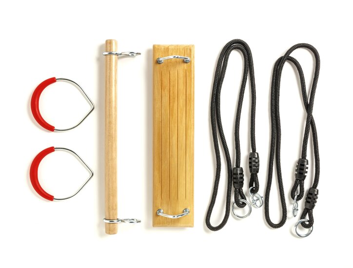 Swing Pack 3 In 1 (Zitje, Trapeze, Metalen Ringen) Ringen)