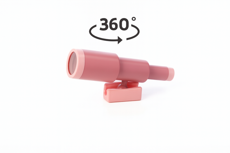 Telescoop Dice Pastelroze