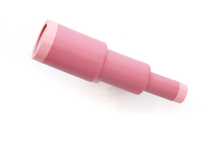 Telescoop Dice Pastelroze