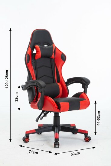 Gamestoel X-treme Rood