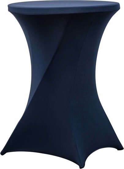 Statafelrok marineblauw 80 cm